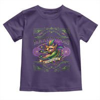 Mardi Gras Crocodile Toddler T Shirt Mardigator Alligator Costume Carnival Ain't No Party Like Mardi Gras