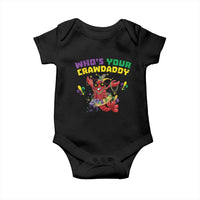 Mardi Gras Crawfish Baby Onesie Whos Your Crawdaddy Jester Beads