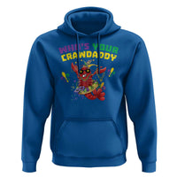 Mardi Gras Crawfish Hoodie Whos Your Crawdaddy Jester Beads