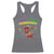 Mardi Gras Crawfish Racerback Tank Top Whos Your Crawdaddy Jester Beads