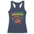 Mardi Gras Crawfish Racerback Tank Top Whos Your Crawdaddy Jester Beads
