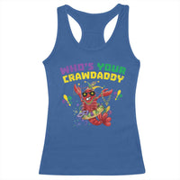 Mardi Gras Crawfish Racerback Tank Top Whos Your Crawdaddy Jester Beads