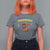 Mardi Gras Crawfish T Shirt For Women Whos Your Crawdaddy Jester Beads