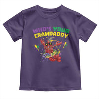 Mardi Gras Crawfish Toddler T Shirt Whos Your Crawdaddy Jester Beads