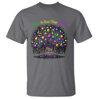 Mardi Gras Bead Tree T Shirt Carnival New Orleans 2025 Laissez Les Bons Temps Rouler