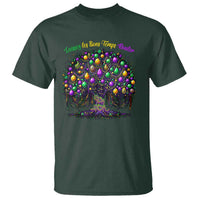 Mardi Gras Bead Tree T Shirt Carnival New Orleans 2025 Laissez Les Bons Temps Rouler