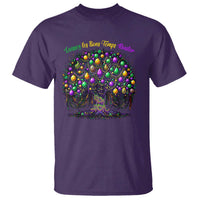 Mardi Gras Bead Tree T Shirt Carnival New Orleans 2025 Laissez Les Bons Temps Rouler