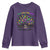 Mardi Gras Bead Tree Youth Sweatshirt Carnival New Orleans 2025 Laissez Les Bons Temps Rouler