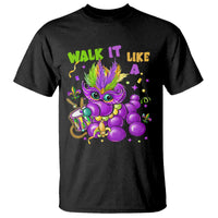 Funny Mardi Gras T Shirt Walk it Like a Dog Louisiana Fleur De Lis