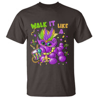Funny Mardi Gras T Shirt Walk it Like a Dog Louisiana Fleur De Lis