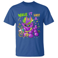 Funny Mardi Gras T Shirt Walk it Like a Dog Louisiana Fleur De Lis