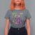 Funny Mardi Gras T Shirt For Women Walk it Like a Dog Louisiana Fleur De Lis