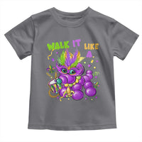 Funny Mardi Gras Toddler T Shirt Walk it Like a Dog Louisiana Fleur De Lis