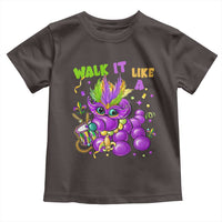 Funny Mardi Gras Toddler T Shirt Walk it Like a Dog Louisiana Fleur De Lis