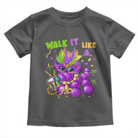 Funny Mardi Gras Toddler T Shirt Walk it Like a Dog Louisiana Fleur De Lis