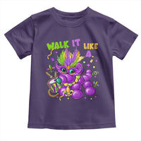 Funny Mardi Gras Toddler T Shirt Walk it Like a Dog Louisiana Fleur De Lis