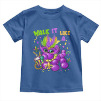 Funny Mardi Gras Toddler T Shirt Walk it Like a Dog Louisiana Fleur De Lis