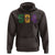 Mardi Gras 504 Nola New Orleans Louisiana Hoodie Glitter Print Fleur de Lis