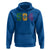 Mardi Gras 504 Nola New Orleans Louisiana Hoodie Glitter Print Fleur de Lis