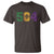 Mardi Gras 504 Nola New Orleans Louisiana T Shirt Glitter Print Fleur de Lis