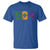 Mardi Gras 504 Nola New Orleans Louisiana T Shirt Glitter Print Fleur de Lis