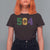 Mardi Gras 504 Nola New Orleans Louisiana T Shirt For Women Glitter Print Fleur de Lis