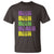 Funny Mardi Gras T Shirt Retro Beer Beads Fat Tuesday Festival Celebration