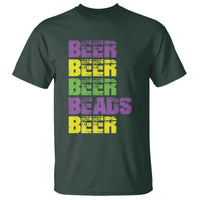 Funny Mardi Gras T Shirt Retro Beer Beads Fat Tuesday Festival Celebration
