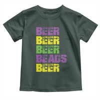 Funny Mardi Gras Toddler T Shirt Retro Beer Beads Fat Tuesday Festival Celebration