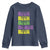 Funny Mardi Gras Youth Sweatshirt Retro Beer Beads Fat Tuesday Festival Celebration