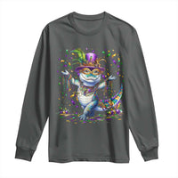 Mardi Gras Crocodile Long Sleeve Shirt Mardigator Alligator Costume Carnival New Orleans Louisiana