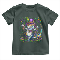 Mardi Gras Crocodile Toddler T Shirt Mardigator Alligator Costume Carnival New Orleans Louisiana