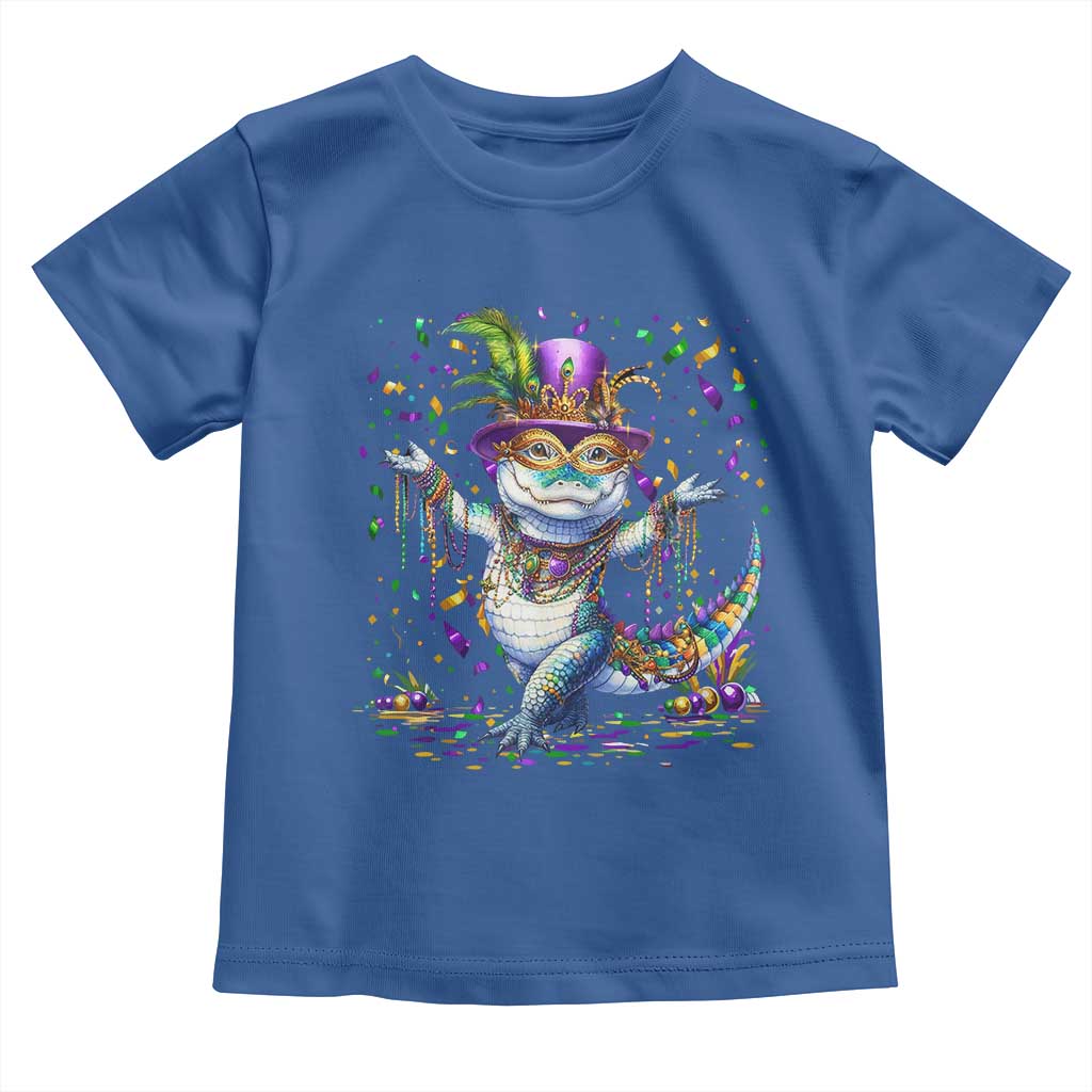 Mardi Gras Crocodile Toddler T Shirt Mardigator Alligator Costume Carnival New Orleans Louisiana