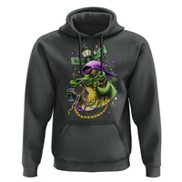 Mardi Gras Alligator Costume Hoodie Mardigator Crocodile Carnival New Orleans Louisiana