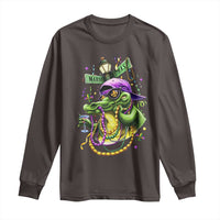 Mardi Gras Alligator Costume Long Sleeve Shirt Mardigator Crocodile Carnival New Orleans Louisiana