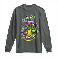 Mardi Gras Alligator Costume Long Sleeve Shirt Mardigator Crocodile Carnival New Orleans Louisiana