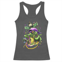 Mardi Gras Alligator Costume Racerback Tank Top Mardigator Crocodile Carnival New Orleans Louisiana