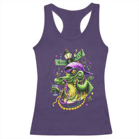 Mardi Gras Alligator Costume Racerback Tank Top Mardigator Crocodile Carnival New Orleans Louisiana