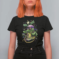 Mardi Gras Alligator Costume T Shirt For Women Mardigator Crocodile Carnival New Orleans Louisiana