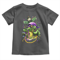 Mardi Gras Alligator Costume Toddler T Shirt Mardigator Crocodile Carnival New Orleans Louisiana