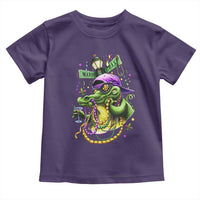 Mardi Gras Alligator Costume Toddler T Shirt Mardigator Crocodile Carnival New Orleans Louisiana