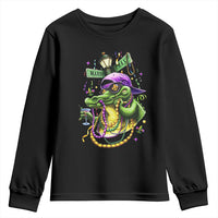 Mardi Gras Alligator Costume Youth Sweatshirt Mardigator Crocodile Carnival New Orleans Louisiana