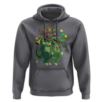 Happy Mardi Gras Alligator Hoodie Mardigator Crocodile Dancing New Orleans Louisiana