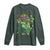 Happy Mardi Gras Alligator Long Sleeve Shirt Mardigator Crocodile Dancing New Orleans Louisiana