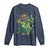 Happy Mardi Gras Alligator Long Sleeve Shirt Mardigator Crocodile Dancing New Orleans Louisiana