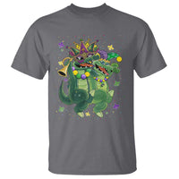 Happy Mardi Gras Alligator T Shirt Mardigator Crocodile Dancing New Orleans Louisiana