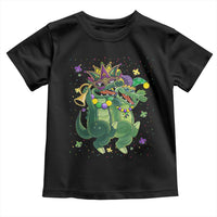 Happy Mardi Gras Alligator Toddler T Shirt Mardigator Crocodile Dancing New Orleans Louisiana