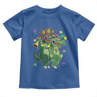 Happy Mardi Gras Alligator Toddler T Shirt Mardigator Crocodile Dancing New Orleans Louisiana