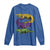 Aligator Crocodiles Louisiana Mardi Gras Long Sleeve Shirt