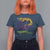 Aligator Crocodiles Louisiana Mardi Gras T Shirt For Women